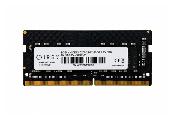 SO-DIMM DDR4 8Gb 3200MHz IRBY NTGID4N32SP-08